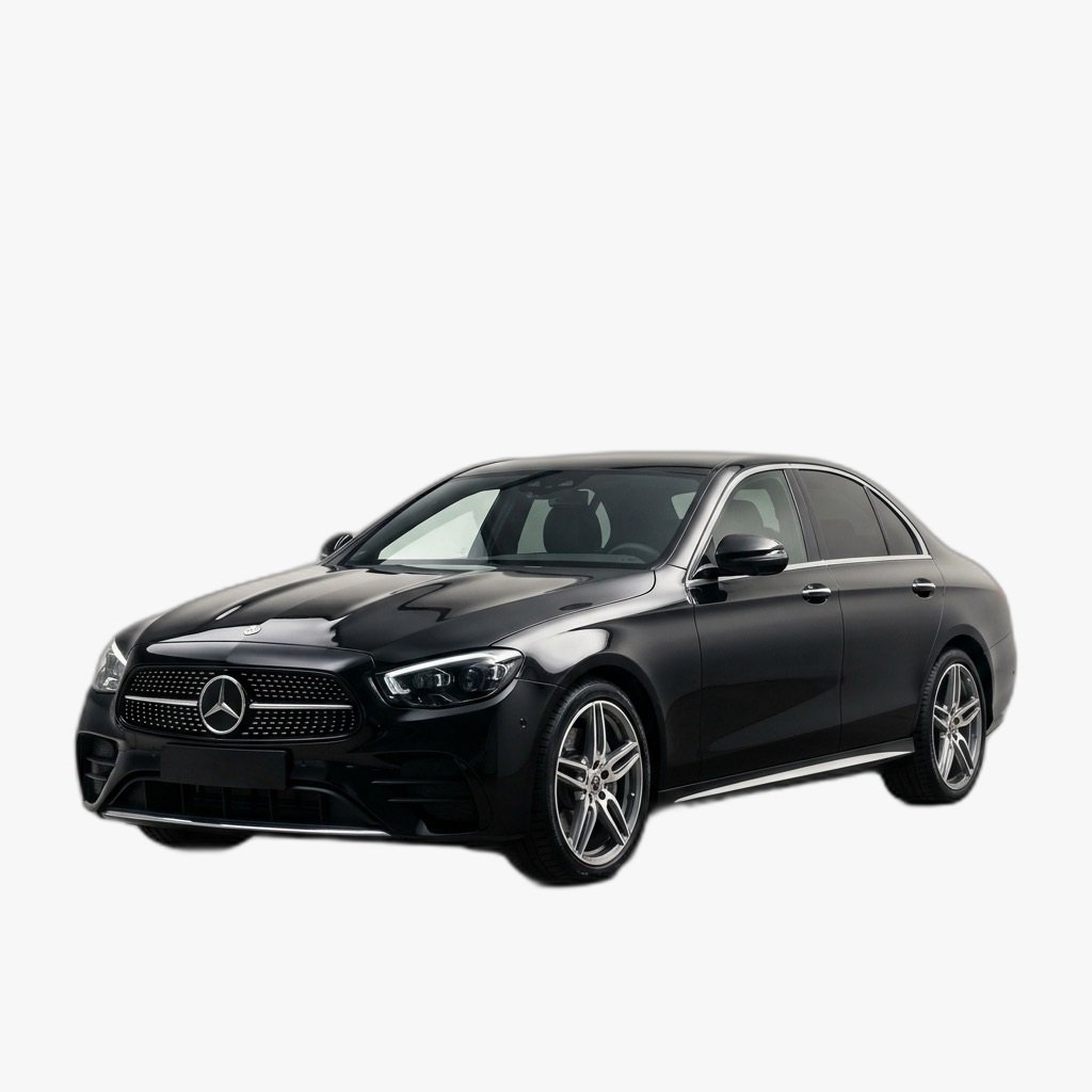 Black Mercedes-Benz E 220